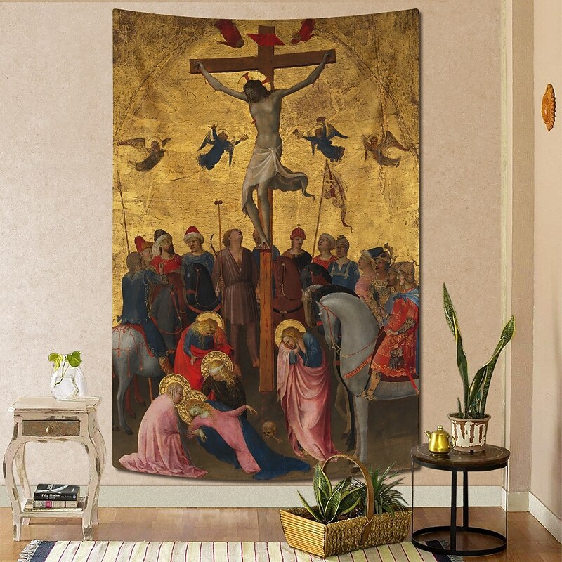 Medieval Tapestry Middle Age Hanging Tapestry Large Tapestry Mural Decor Photograph Backdrop Blanket Curtain Home Bedroom Living Room Decoration2