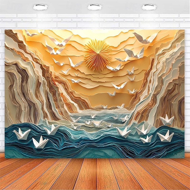 Landscape Mountain Hanging Tapestry Wall Art Large Tapestry Mural Decor Photograph Backdrop Blanket Curtain Home Bedroom Living Room Decoration