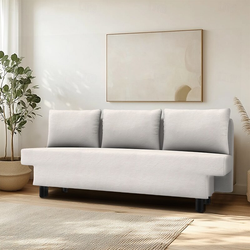 100% Cotton Sofa Cover Suitable For ÄLVDALEN Sofa Quilted Slipcovers3