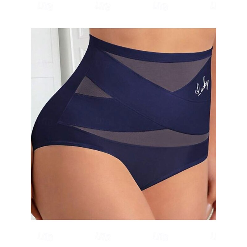 Women's Shapewear Shapewear High-Waisted Short High Waist Plain Elastic Waistband Soft Comfortable Stretchy Yoga carmine Azure Violet Black Summer Spring Slim Fit4