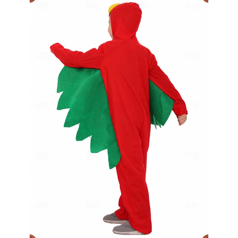 Parrot Bird Pirate Polly Halloween Kigurumi Pajamas Onesies Fairy Tail Animal Cosplay Kid's Boys' Girls' Halloween Carnival World Book Day Performance Educational Dress Up School Event Dress Up Easy4