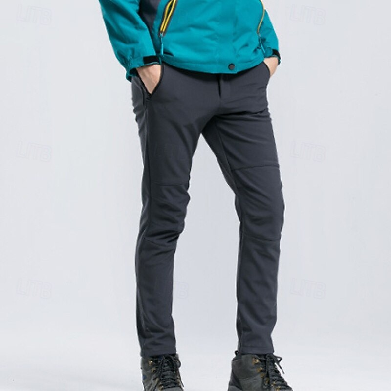 Women's Hiking Pants Trousers Hiking Trousers Outdoor Regular Fit Waterproof Windproof Lightweight Bottoms Zipper Pocket Dark Grey Violet Camping / Hiking / Caving Running S M L XL XXL3