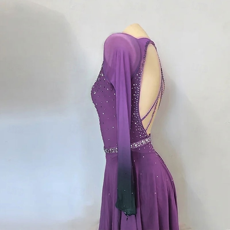 Ice Figure Skating Dress Girls Women Teens Stretchy Spandex Competition2