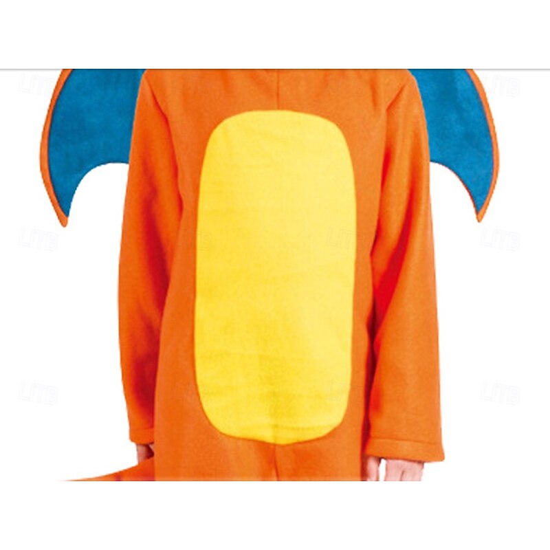 Dragon Charizard Halloween Kigurumi Onesies Fairy Tail Animal Anime Cosplay Kid's Boys' Girls' Halloween Carnival World Book Day Performance Educational Dress Up School Event Dress Up Easy Halloween2