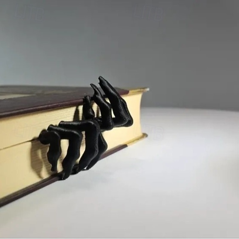 Halloween Demon Hand Bookmark, 3D Printed Horror Claw Figurine, Scary Tabletop Decoration for Haunted House or Gothic Home Decor2