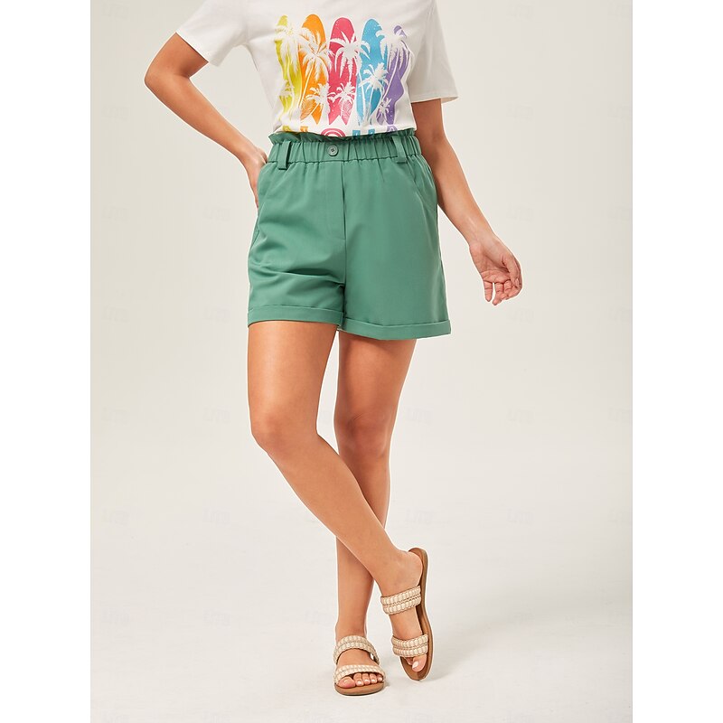 Ruffled Ruched Shorts3