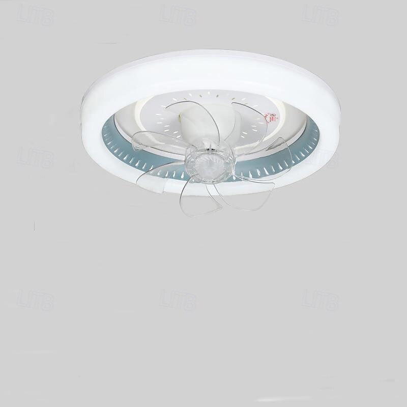 360° Oscillating LED Ceiling Fan Light, Nordic Luxury Smart Fan for Bedroom/Dining Room4