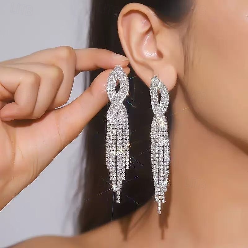 Women's Stud Earrings Drop Earrings Tropical Joy Tropical Stylish Earrings Jewelry Silver For Party