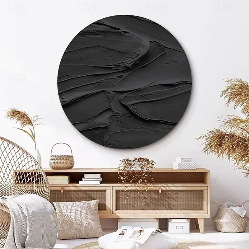 Abstract Hand Painted Knife 3D Wave Pictures Home Decor Wall Art Flowers Oil Painting on Canvas Handmade Floral Paintings3