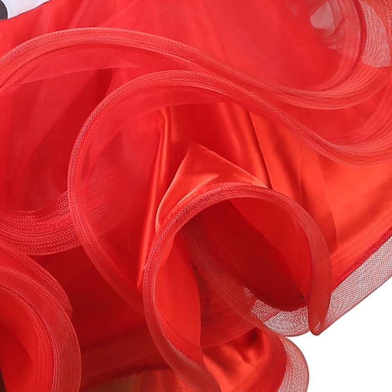 Latin Dance Dress Splicing Women's Performance Daily Wear Sleeveless Spandex4