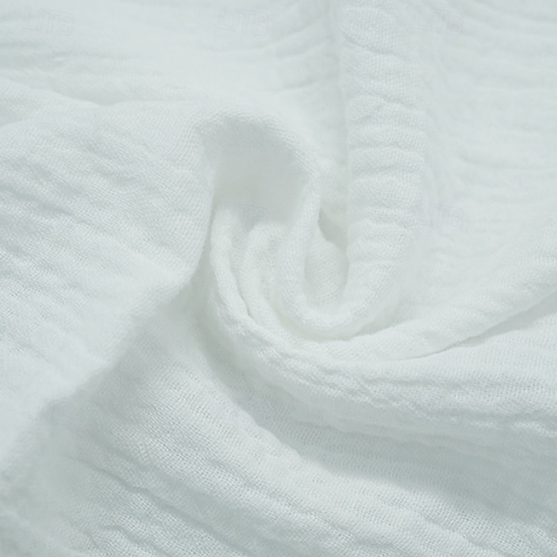 Men's Shirt Linen Shirt Summer Shirt Beach Wear Button Up Shirt Seersucker Shirt Solid Color Vacation Street White Pink Khaki Short Sleeves Shirt Collar Summer Spring Clothing Apparel3