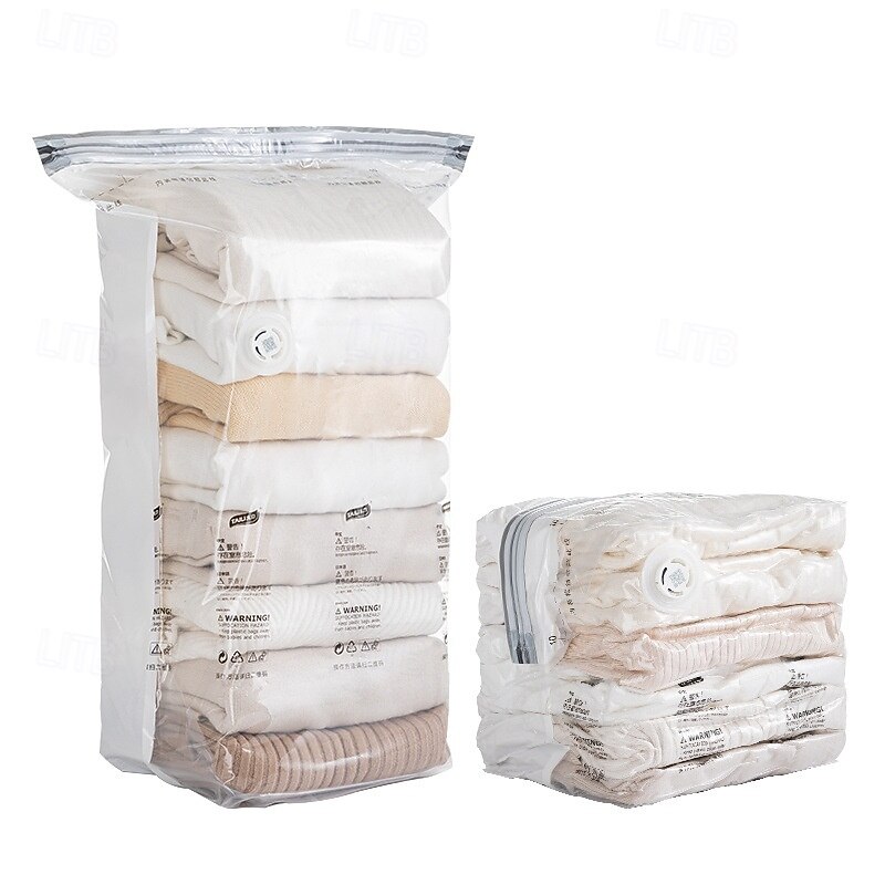 TAILI Vacuum Storage Bags, Jumbo Cube, Extra Large Vacuum Seal Bags for Clothing, Comforters, Blankets, Bedding, Closet Organization Space Saving3