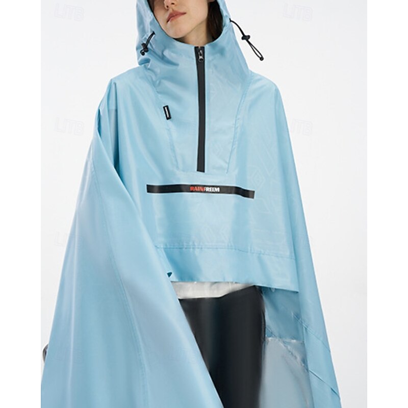 Men's Women's Hiking Jacket rain coat Outdoor Waterproof Windproof Quick Dry Lightweight Hiking Outfits Hiking Clothes Autumn / Fall Raincoat Camping / Hiking / Caving Patchwork Black Yellow Pink3