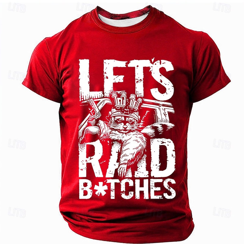 Patriotic T Shirts For Men Funny Sarcasm T Shirt Short Sleeve T shirt 3D Print Crew Neck Round Neck Shirt Funny Political T Shirt Street Casual Daily Black Red Blue Summer Spring All Seasons Clothing4