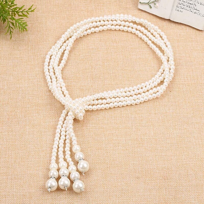 Bridal Jewelry Sets One-piece Suit Pearl 1 Bracelet Earrings Necklace Women's Stylish Luxury Cute Joy Jewelry Set For Party Evening Wear3