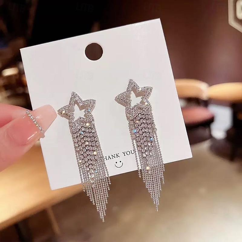 Women's Stud Earrings Tropical Poker Tropical Stylish Earrings Jewelry Silver For Party4