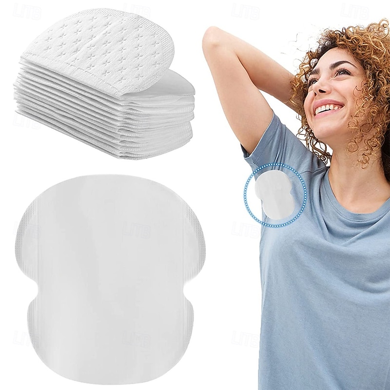 Summer Armpit Deodorant Patches Breathable, Disposable, Invisible Underarm Sweat Absorber and Anti-Sweat Clothing Patches