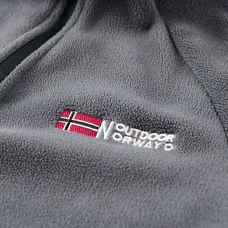 Men's Zip Sweatshirt Fleece Hoodie Black Red Gray Standing Collar Plain Zip Up Quarter Zip Sports & Outdoor Casual Daily Streetwear Cool Sportswear Fall & Winter Clothing Apparel Hoodies Sweatshirts4