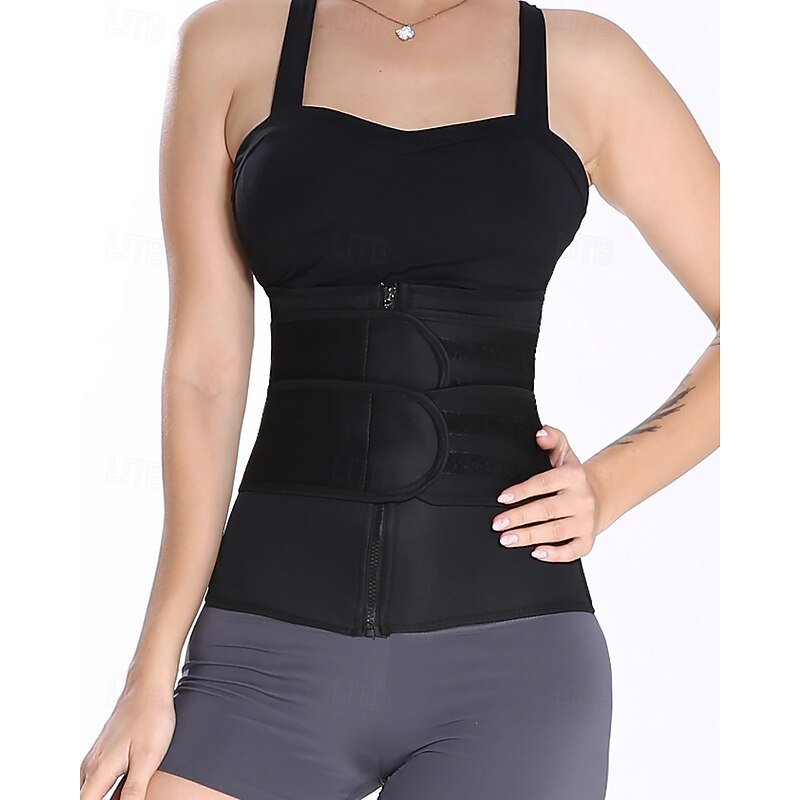 Women Plain Sauna Effect Shapewear For Pilates Dance2