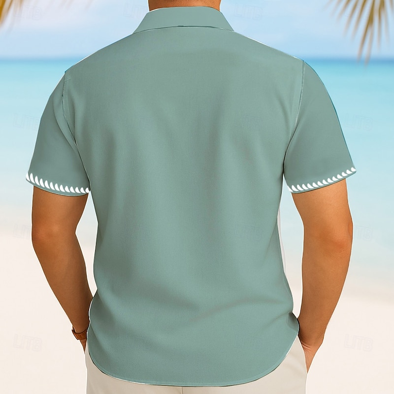 Men's Floral Print Tropical Flowers Summer Hawaiian Shirt Button Up Shirt Aloha Shirt Short Sleeve Hawaiian Holiday Beach Wear Summer Spring Turndown 3D Print Collared Shirts Front One Pocket Red3