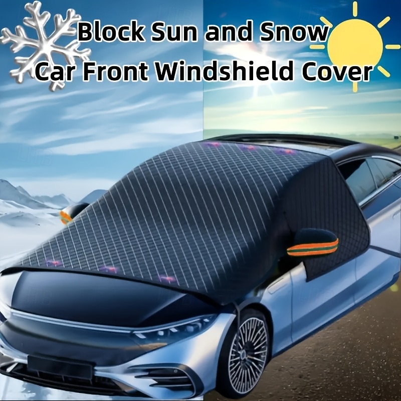 Summer Car Sunshade and Cooling Cover Universal Anti-Dust Snow Shield Heat Insulation Car Hood
