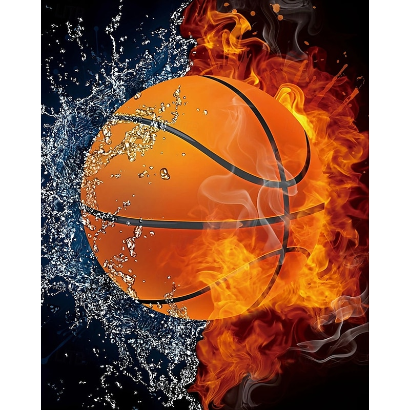 Boys' 3D Basketball Hoodie Long Sleeve Spring Fall Fashion Streetwear Kids 4-12 Years Hooded Outdoor Casual Daily Regular Fit3