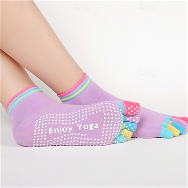 Women anti-friction Sweat-absorbent Non-Slip Floor Socks For Pilates Dance