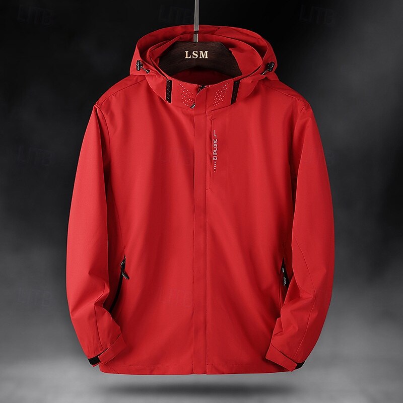 Women's Windbreaker Hiking Jacket rain coat Outdoor Waterproof Windproof Hiking Outfits Hiking Clothes Spring Autumn / Fall Top Camping / Hiking / Caving Running Pink Red Purple3