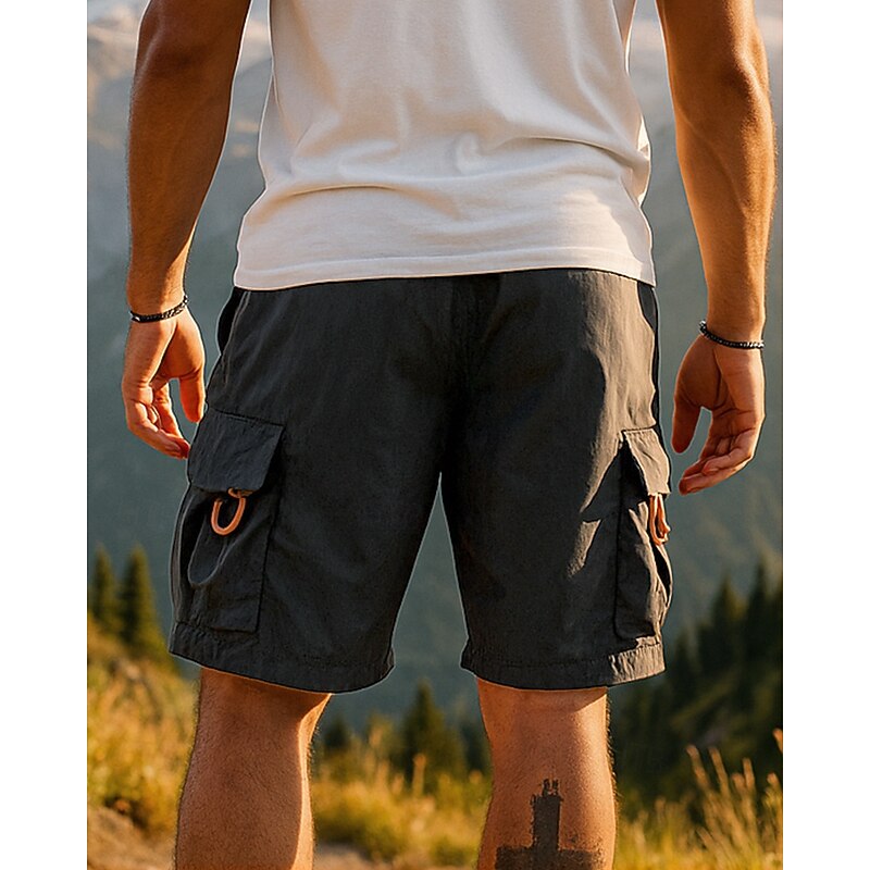 Men's Hiking Shorts sport shorts Summer Outdoor Regular Fit Quick Dry Lightweight Elastic Breathable Shorts Elastic Waist Black Blue Tennis Golf Running M L XL XXL XXXL2