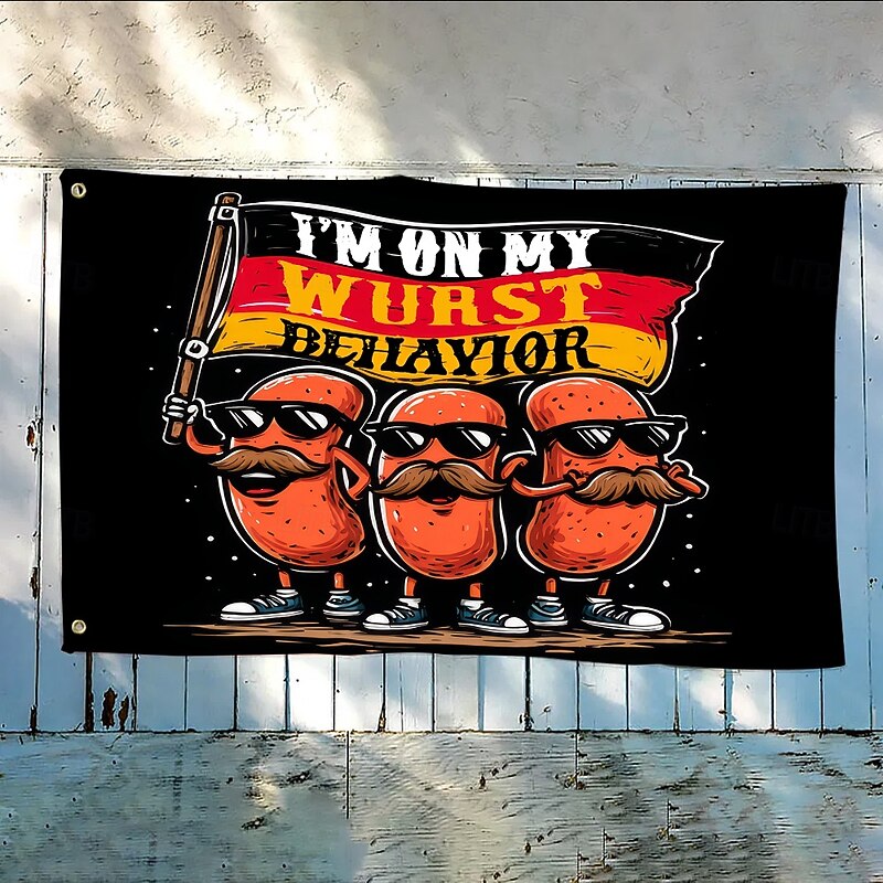 Oktoberfest Single sided Outdoor Indoor with Grommets Flag House Yard Garden Decorations Holiday Banner Sign2