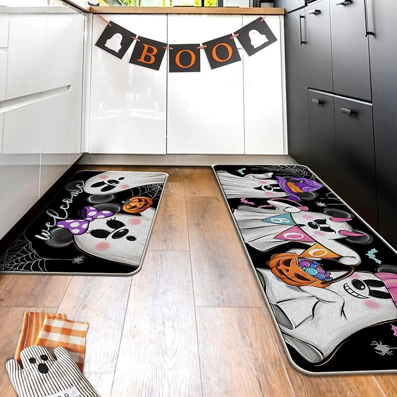 Halloween Area Rug Kitchen Mat Non-Slip Oil Proof Floor Mat Livingroom Rug Indoor Outdoor Mat Bedroom Decor Bathroom Mat Entrance Rug Door Mat2