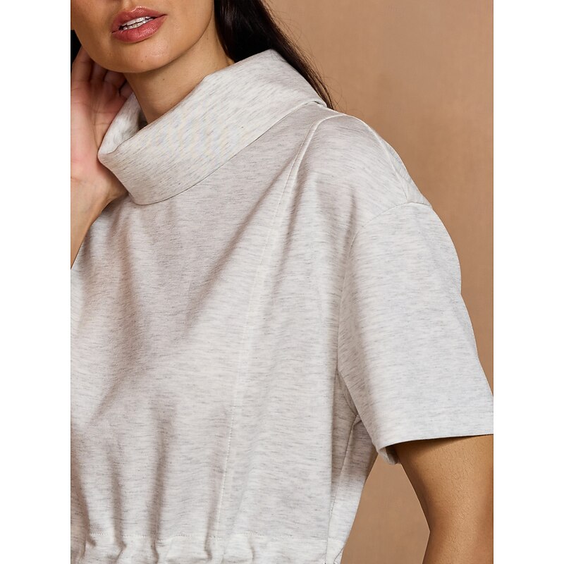 Women's Golf Dress Ivory Short Sleeve UV Sun Protection Dress Ladies Golf Attire Clothes Outfits Wear Apparel3