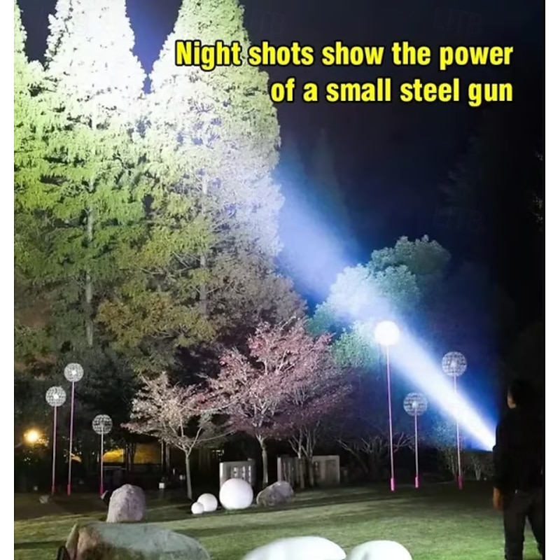 Three-Eyed Monster Mini Flash Super Power Flashlight, German Thumb Sized Flashlight, 3 Eyed Monster Mini Flashlight, Outdoor Small High Lumen Rechargeable Waterproof Pocket Flashlight3