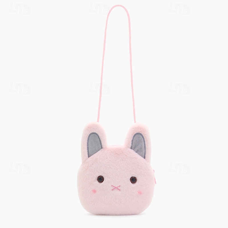 Cartoon Plush Crossbody Bag Cute Animal Bear Coin Wallet Boys and Girls Mini Shoulder Bag2