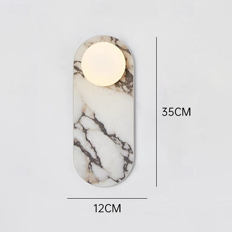 Indoor Wall Light LED 5W Liner Design Marble Living Room Bedroom Metal Wall Lights Wall Light Fixtures for Bedroom Bathroom2