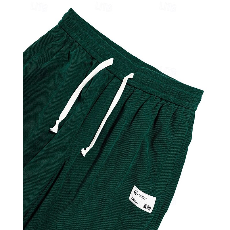 Men's Shorts Summer Shorts Casual Shorts Pocket Elastic Waist Drawstring Plain Comfort Breathable Short Outdoor Vacation Sport Casual Black Green3