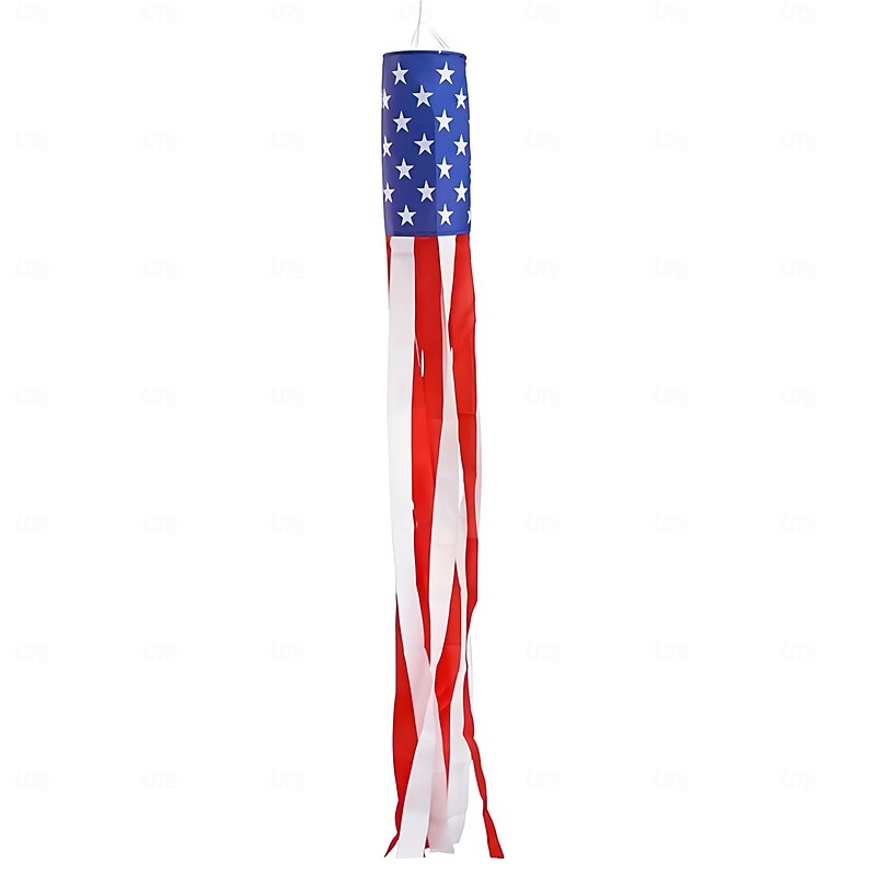 4th Of July Decorations American Windsock Heavy Duty,Patriotic Fourth Of July Outdoor Decor,Flag USA Windsock Stars,Red White Blue Decor For Independece Day,Outside3