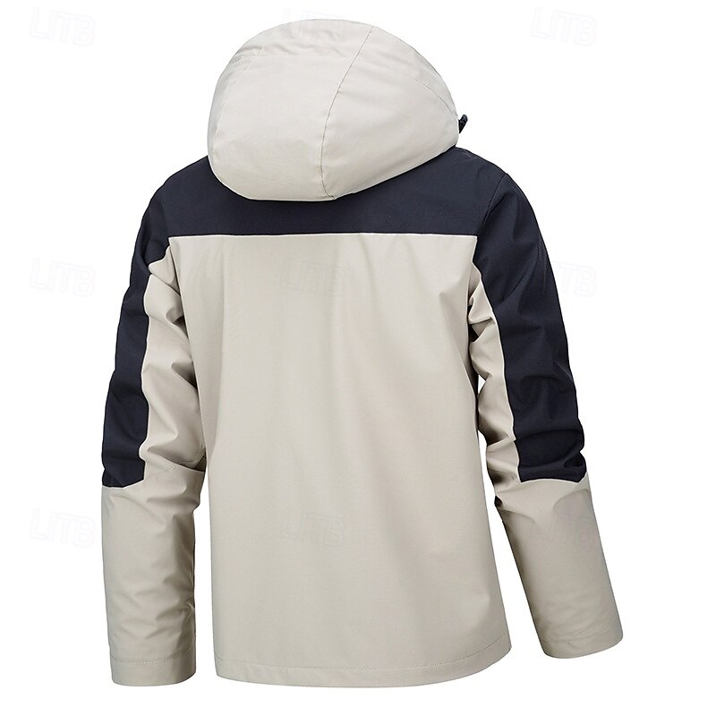 Women's Windbreaker Hiking Jacket rain coat Outdoor Waterproof Windproof Hiking Outfits Hiking Clothes Spring Autumn / Fall Top Camping / Hiking / Caving Running Dark Grey Pink Light Grey3