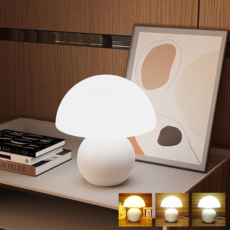 LED Table Lamp, Modern Decorative Lamp Desk Lamp Night Light for Bedroom, Study, Living Room, Bedside Table, Bar, Restaurant2