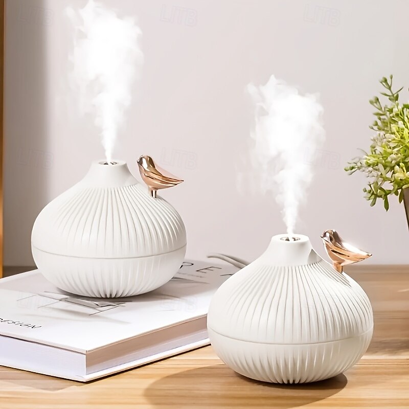 USB Powered 300ml LED Light Cool Mist Humidifier - Portable Mini Single Room Aroma Diffuser - No Battery 1L Capacity3
