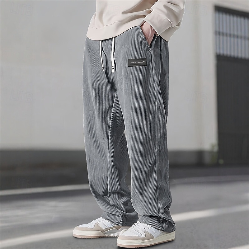 Men's Joggers Sweatpants Running Pants Elastic Waistband Drawstring Pants / Trousers Sports & Outdoor Casual Fall Cotton Quick Dry Lightweight Breathable Tennis Jogging Running Regular Fit Sportswear3