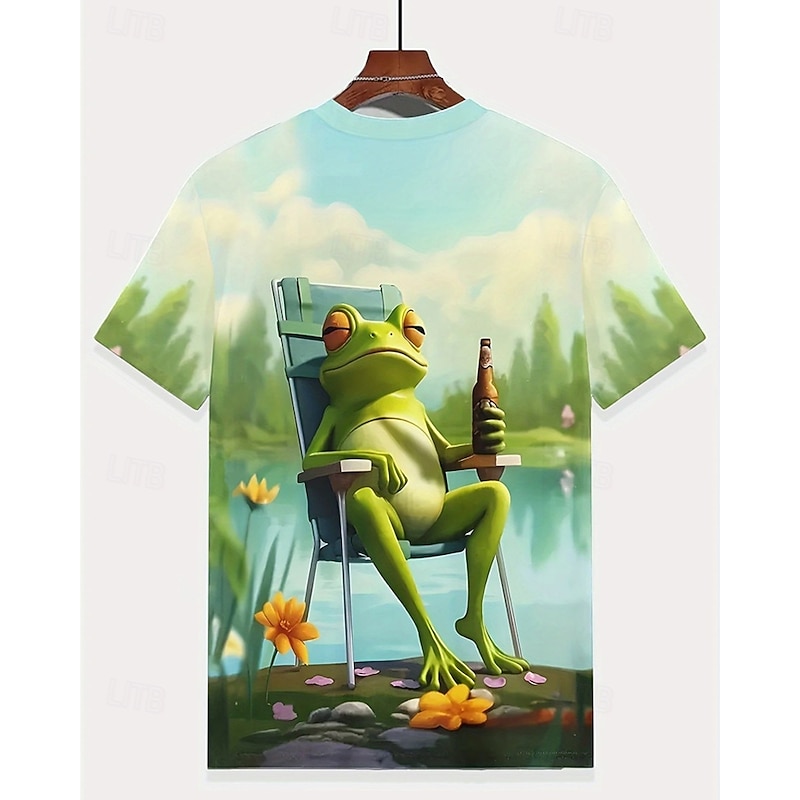 Boys' 3D Animal T shirt Tee Short Sleeve Summer Spring Fashion Basic Kids 4-12 Years Crew Neck Outdoor Casual Daily Regular Fit3