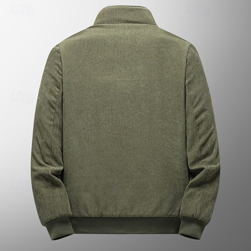 Men's Windbreaker Hiking Jacket Hiking Fleece Jacket Winter Outdoor Thermal Windproof Fleece Jackets Black Army Green Khaki Grey4