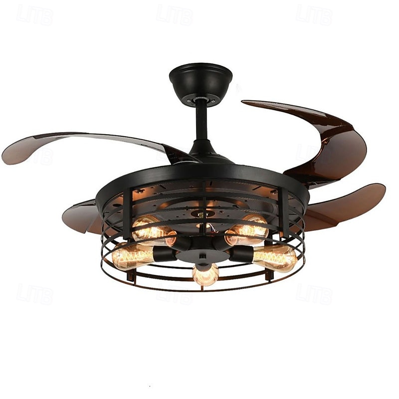 5-Light 107 cm Island Design Ceiling Fan Metal Painted Finishes Vintage 110-120V 220-240V3
