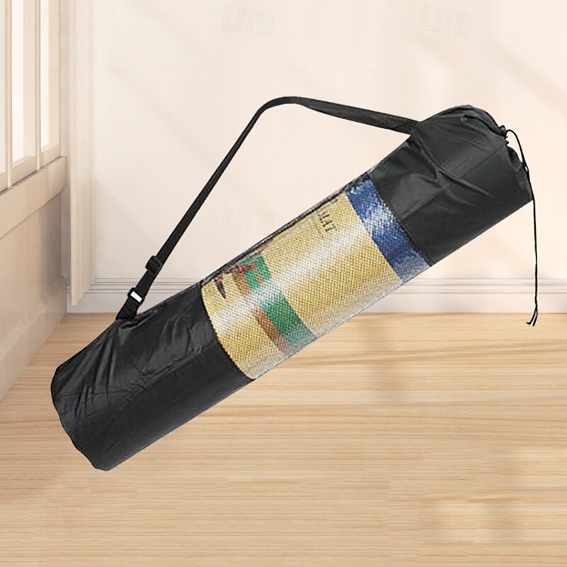 Yoga Mat Bag Gym / Pilates / Running Light Nylon Drawstring / Adjustable Straps