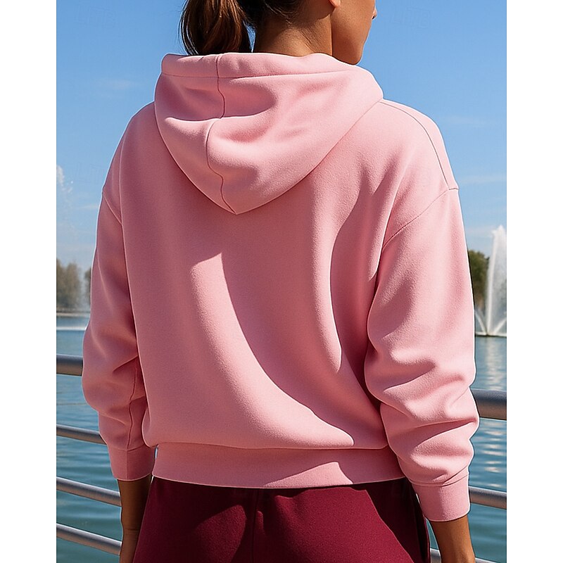 Women's Running Jacket Outdoor Jacket Full Zip Long Sleeve Outerwear Athletic Solid Colored Cotton Sun Protection Lightweight Breathable Tennis Golf Running Sportswear Activewear Dark Grey Dark2