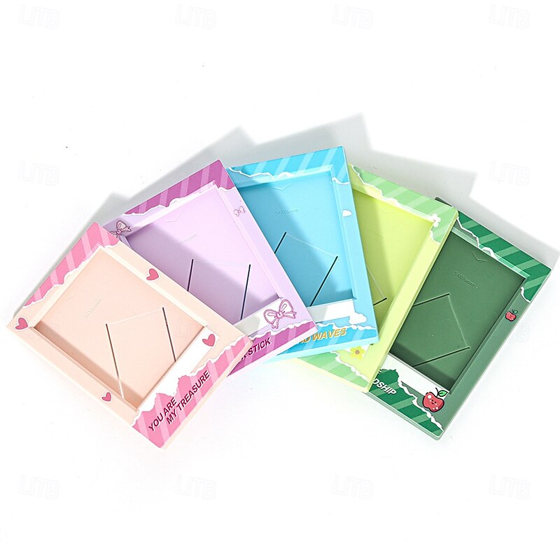 5PCS Mini Polaroid Photo Frames, Simple INS Style Hollow Frame Set for Tabletop Display, Living Room, Bedroom, Study Decor3