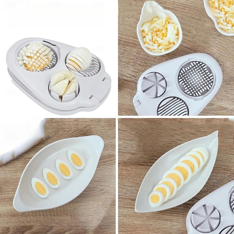 Eggs Slicer for Cooking Eggs, Stainless Steel Eggs Cutter, Eggs Slicer, Portable Eggs Cutter, Multi-Purpose Cutting Tool4