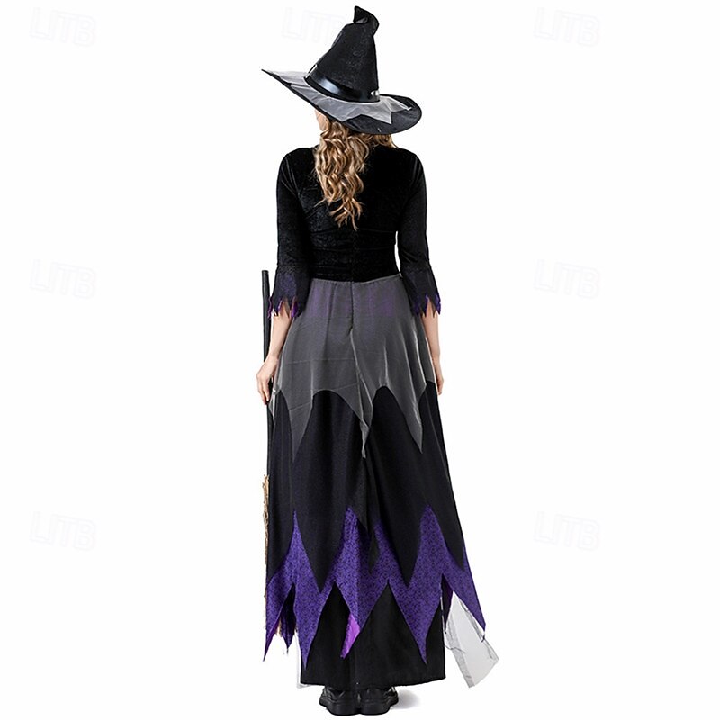 Witch Halloween Masquerade Halloween Adults' Women's Halloween Carnival Carnival Halloween Easy Halloween Costumes Dress Up2