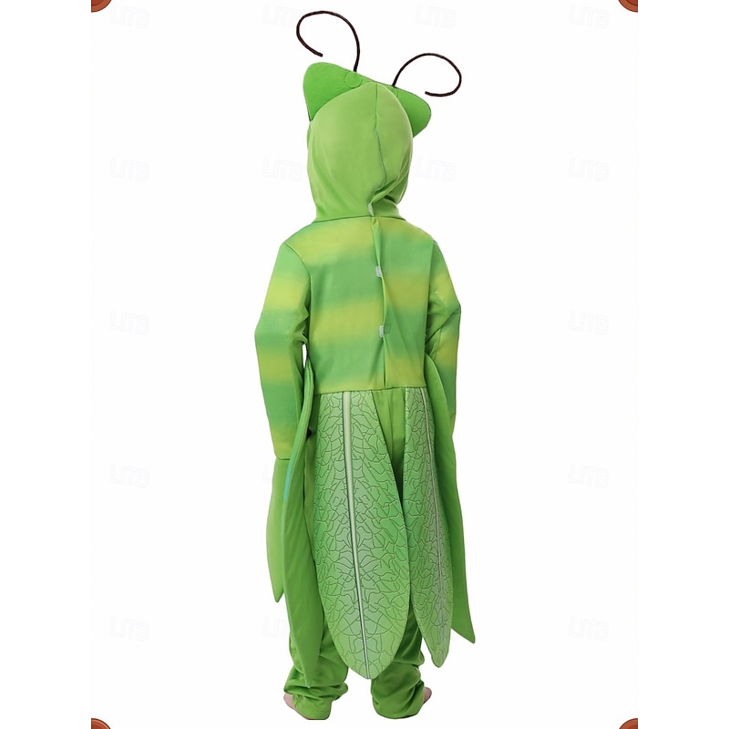 Kermit the Frog Halloween Kigurumi Pajamas Onesies Fairy Tail Animal Cosplay Kid's Boys' Girls' Halloween Carnival World Book Day Performance Educational Dress Up School Event Dress Up Easy Halloween4